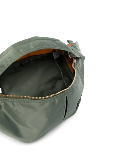 Shop Porter-yoshida & Co Logo-patch Belt Bag In Green