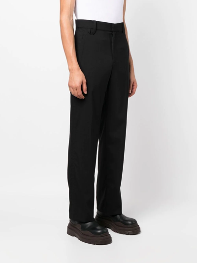 Shop Jacquemus Le Linu Panelled Suit Trousers In Black