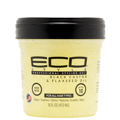 Ecostyle Eco Style Black Castor & Flaxseed Oil Styling Gel 473ml