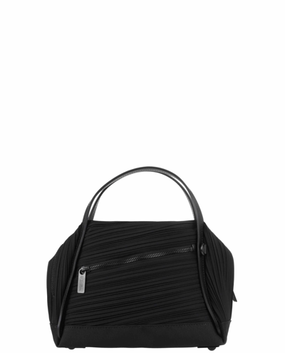 Issey Miyake Pleats Please By Medium Pleated Zipped Tote Bag In