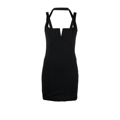 Shop Gauge81 Lepa Double Strap Mini Dress - Women's - Viscose/polyamide/spandex/elastane In Black