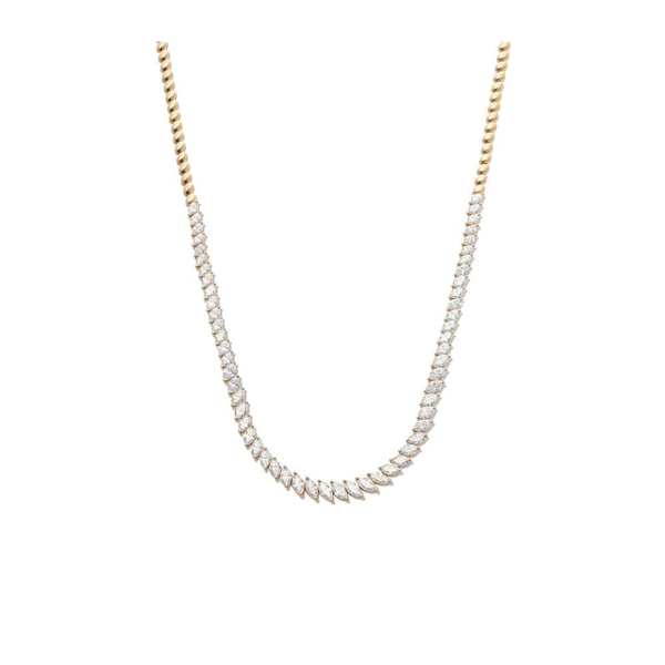Anita Ko 18kt yellow gold diamond necklace