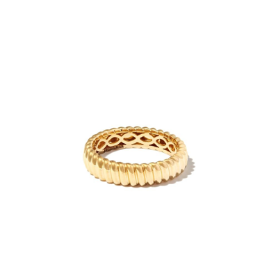 Shop Anita Ko 18k Yellow Gold Thin Zoe Ring