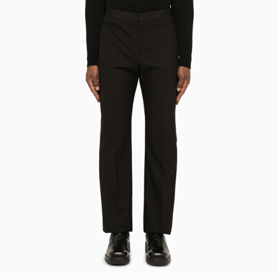 Shop Off-white ™ | Black Wool Tailored Trousers