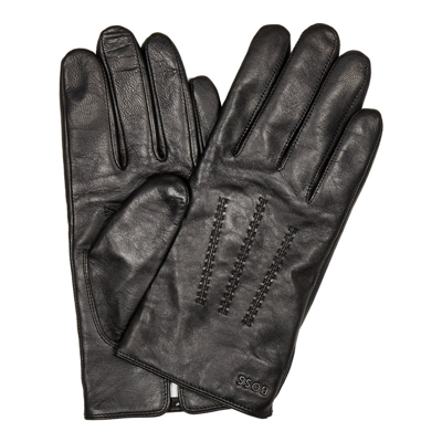 Shop Hugo Boss Hainz 5 Gloves In Black