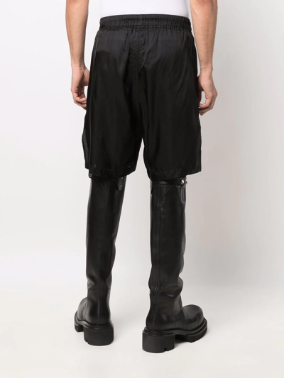 Shop Rick Owens Penta Drop-crotch Shorts In Black