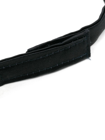 Brunello Cucinelli Silk-blend Bow Tie In Black