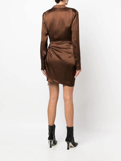 FEDERICA TOSI RUCHED MINI DRESS 