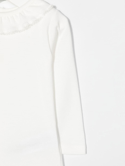 Petit Bateau Peter-pan Collar Shorties In White