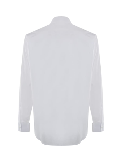 Shop Dsquared2 Cotton Shirt In Popeline In White