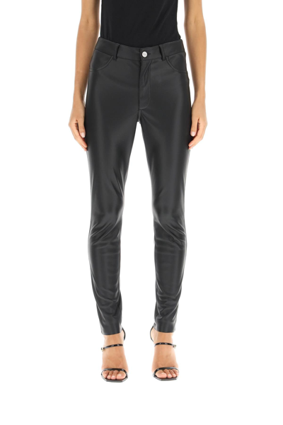 Shop Marciano By Guess Skinny Faux Leather Pants In Black