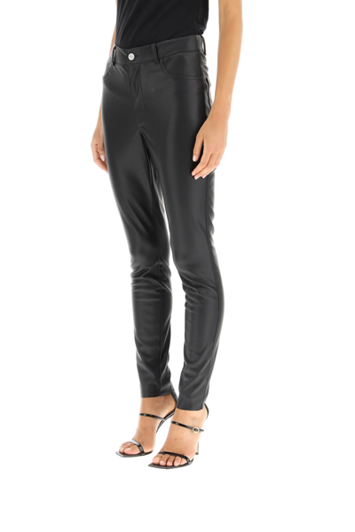 Shop Marciano By Guess Skinny Faux Leather Pants In Black