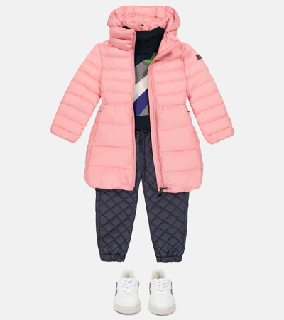 Shop Il Gufo Padded Down Coat In Bubble Pink