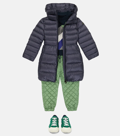 Shop Il Gufo Padded Down Coat In Blue