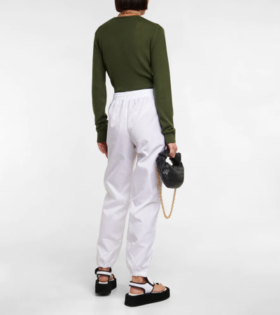 Wardrobe.nyc Spray Technical Sweatpants In White