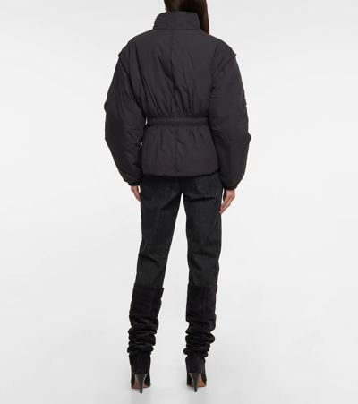 Shop Isabel Marant Étoile Dastyni Cotton-blend Jacket In Faded Black