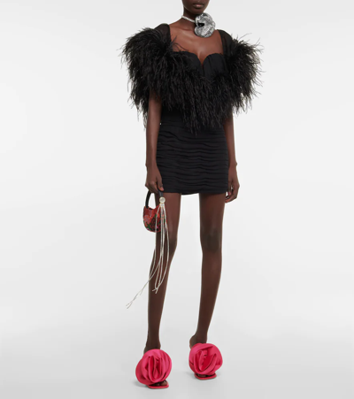 Magda Butrym Beaded Clutch In Flower