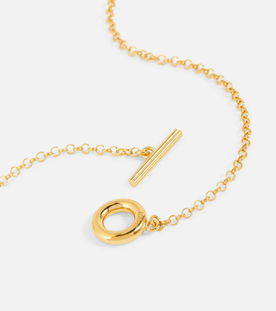 Shop Loewe Balloon Sterling Silver Necklace In Gold