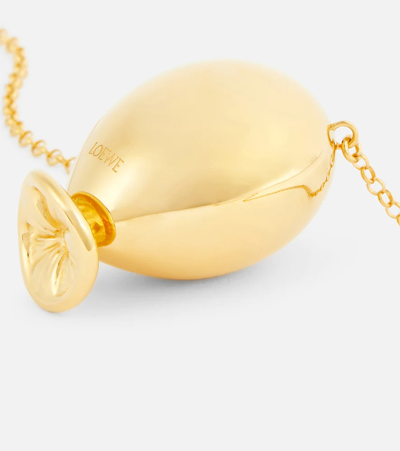 Shop Loewe Balloon Sterling Silver Necklace In Gold