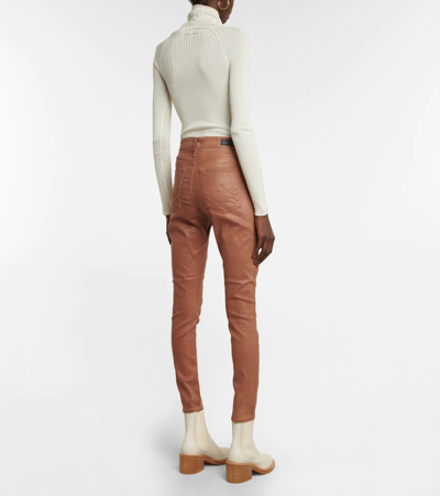 Ag Farrah Skinny Ankle High-rise Jeans In Ltcyrk