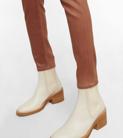 Ag Farrah Skinny Ankle High-rise Jeans In Ltcyrk