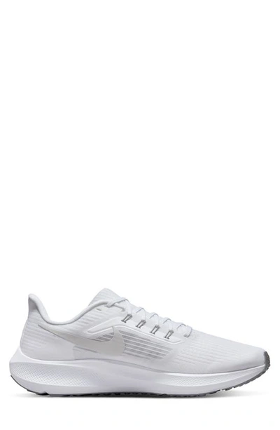 Shop Nike Air Zoom Pegasus 39 Running Shoe In White/ Grey Fog/ Grey