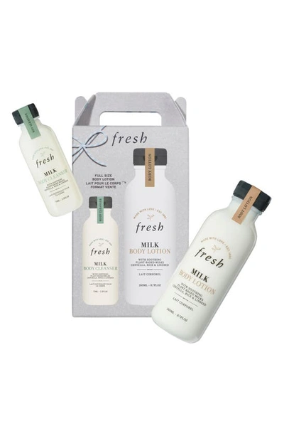 Shop Fresh Milk Body Cleanser & Lotion Set Usd $56 Value/cad $75 Value