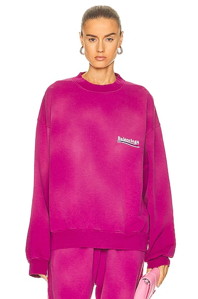 Balenciaga pink online sweatshirt