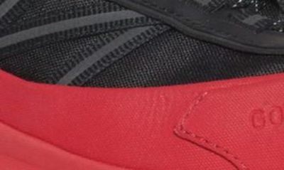 Shop Moncler Trailgrip Gtx Waterproof Hiking Sneaker In Black/ Red