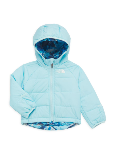Shop The North Face Baby Boy's Reversible Perrito Hooded Jacket In Blue