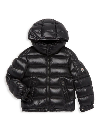 Shop Moncler Little Kid's & Kid's  Maya Jacket In Black