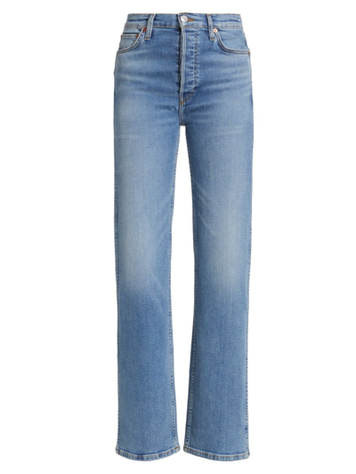 Shop Re/done Women's 90's High-rise Loose Jeans In Rio Fade