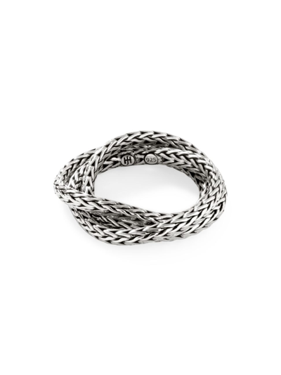 Shop John Hardy Women's Sterling Silver Interlocked Chain Ring