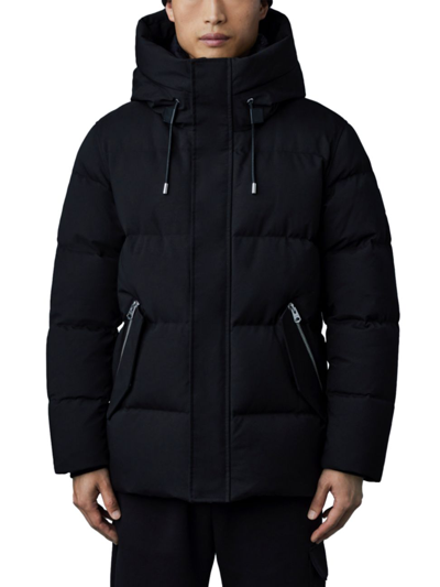 Shop Mackage Men's Graydon 2-in-1 Down Jacket In Black