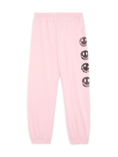 Shop Everafter Girl's Jessenia Jogger Pants In True Pink