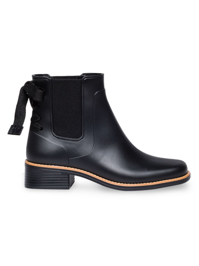 Shop Bernardo Women's Briton Slip On Rain Boot In Black