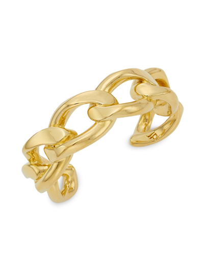 Shop Jennifer Fisher Women's Dean 10k-gold-plated Small Cuff In Yellow Gold