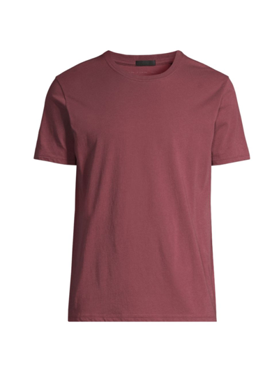 Shop Atm Anthony Thomas Melillo Men's Short-sleeve Regular Fit Stretch T-shirt In Cordovan