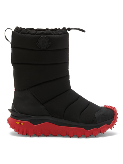 Shop Moncler Men's Après Trail High Snow Boots In Black