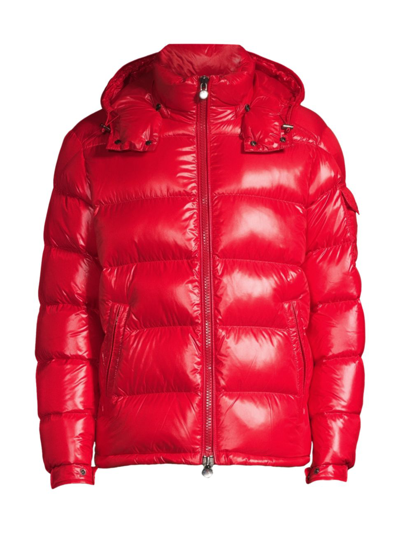 Shop Moncler Men's  Maya Zip-up Jacket In Red