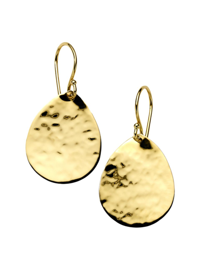 Shop Ippolita Women's Classico 18k Yellow Gold Large Teardrop Earrings