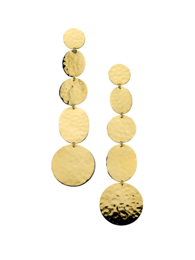 Shop Ippolita Women's Classico 18k Yellow Gold Linear Drop Earrings