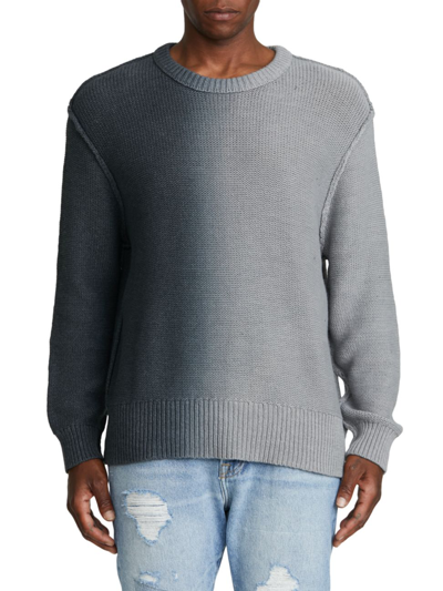 Shop Nsf Men's Oversized Crewneck Sweatshirt In Black Gradient