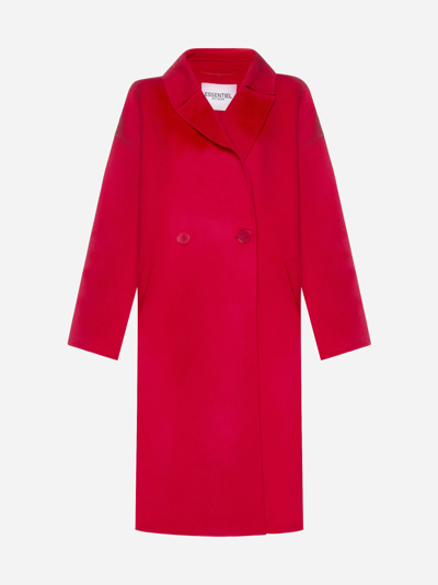 Essentiel Antwerp Antwerp Red Double breasted Wool blend Coat ModeSens