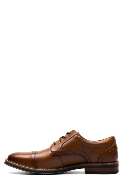 Nunn Bush Calderone Cap Toe Derby In Cognac