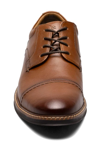 Nunn Bush Calderone Cap Toe Derby In Cognac