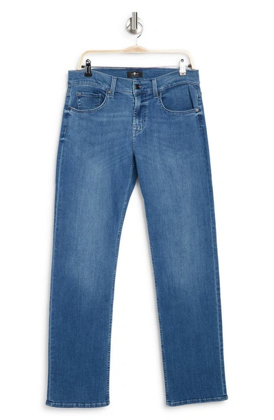 Shop 7 For All Mankind Austyn Squiggle Stretch Straight Leg Jeans In Indg Peak