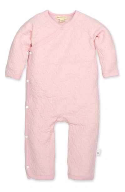 Shop Burt's Bees Baby Burts Bees Baby Quilted Coverall In Blossom