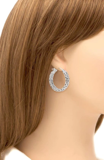 Shop Devata Sterling Silver Hoop Earrings