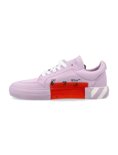 Shop Off-white Low Vulcanized Canvas In Lillac